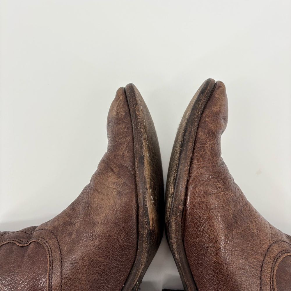 Frye Carson Shortie Boots Size 8 Brown - Picture 7 of 10